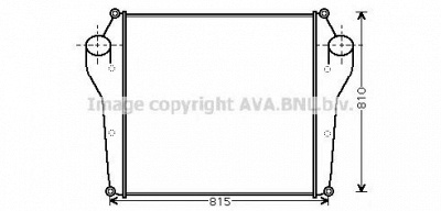 AVA QUALITY COOLING re4034 -  Интеркулер